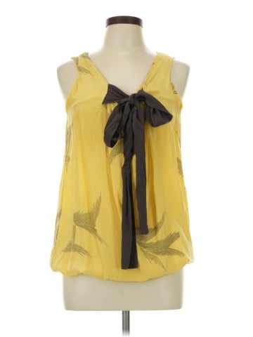 Karen Zambos Sleeveless Silk Top (view 1)