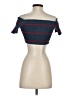 ASOS 100% Cotton Blue Short Sleeve Top Size 4 - photo 2