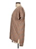 BCBGMAXAZRIA 100% Rayon Brown Short Sleeve Top Size L - photo 5