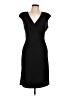 Chaps Solid Black Cocktail Dress Size L - photo 1
