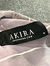 Akira 100% Polyester Stripes Gray Romper Size M - photo 4