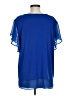 Calvin Klein Blue Short Sleeve Blouse Size M (estimated) - photo 2