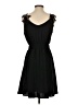 Shein 100% Polyester Solid Black Cocktail Dress Size 4 - photo 2