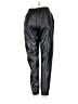 21 Saints Metallic Black Faux Leather Pants Size S - photo 2