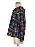 Daily Thread 100% Polyester Plaid Black Long Sleeve Blouse Size XS - photo 5