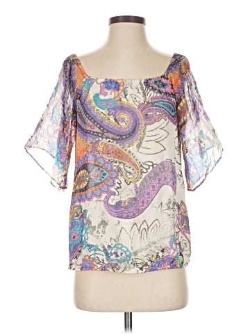 Pookie & Sebastian Short Sleeve Blouse (view 1)