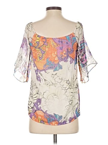 Pookie & Sebastian Short Sleeve Blouse (view 2)