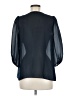 ASOS 100% Polyester Black 3/4 Sleeve Blouse Size 6 - photo 2