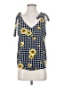 Staccato 100% Polyester Yellow Sleeveless Blouse Size S - photo 1