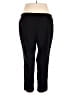 Dalia Collection Solid Black Active Pants Size 18W - photo 2