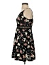 Shein 100% Polyester Floral Black Cocktail Dress Size 4 - photo 5