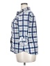 Doublju 100% Polyester Plaid Blue 3/4 Sleeve Blouse Size 2X - photo 5