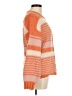 Polagram Stripes Orange Pullover Sweater Size M - photo 4