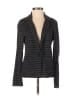 Caslon 100% Cotton Stripes Gray Blazer Size S - photo 1