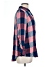 C established 1946 100% Rayon Plaid Pink Long Sleeve Button-Down Shirt Size L - photo 4