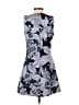 Keepsake Graphic Gray Blue Cocktail Dress Size XS - photo 2