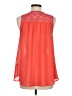 Blu Pepper Orange Sleeveless Blouse Size M - photo 2