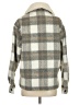 Lucky Brand 100% Polyester Plaid Gray Coat Size S - photo 2