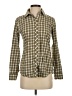 Banana Republic 100% Cotton Checkered-gingham Green Long Sleeve Button-Down Shirt Size S - photo 1