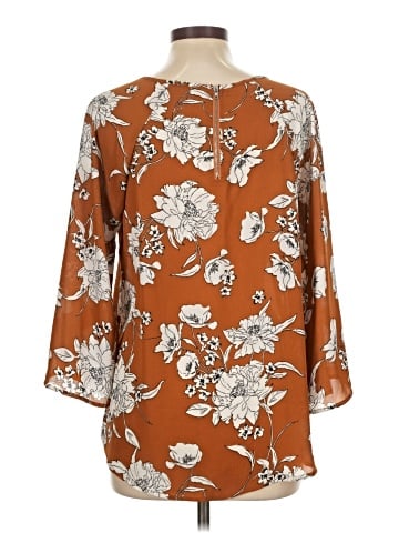 Crescent 3/4 Sleeve Blouse (view 2)