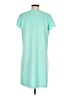 Unbranded Solid Teal Casual Dress Size 0L - photo 2