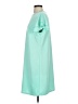 Unbranded Solid Teal Casual Dress Size 0L - photo 5