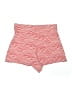 Zara Chevron-herringbone Red Shorts Size M - photo 2