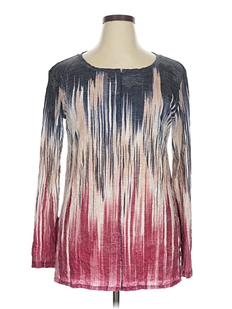 Pre-owned David Cline Long Sleeve T-shirt In Pink