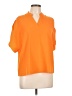 Shein Orange Short Sleeve Blouse Size L - photo 1