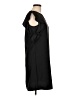 Naf Naf 100% Polyester Solid Black Casual Dress Size EU 42 / US 12 - photo 4