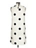 Shein 100% Polyester Polka Dots Ivory Casual Dress Size 6 - photo 2
