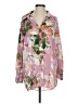Entro 100% Polyester Floral Pink Long Sleeve Blouse Size S - photo 1