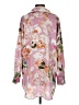 Entro 100% Polyester Floral Pink Long Sleeve Blouse Size S - photo 2