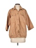 Gap 100% Cotton Tan 3/4 Sleeve Button-Down Shirt Size S - photo 1