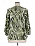 Dana Buchman 100% Polyester Green 3/4 Sleeve Blouse Size XL - photo 2