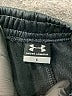 Under Armour 100% Polyester Argyle Black Track Pants Size 6 - photo 3