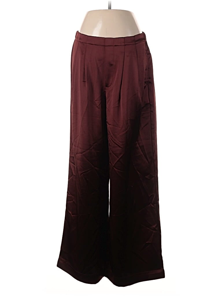 Pre-owned Melissa Nepton Casual Pants In Burgundy