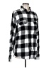 George Checkered-gingham Silver Long Sleeve Button-Down Shirt Size M - photo 1