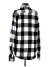George Checkered-gingham Silver Long Sleeve Button-Down Shirt Size M - photo 2