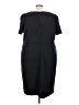 Roaman's Solid Black Casual Dress Size 30 - photo 2