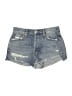 RE/DONE 100% Cotton Blue Denim Shorts Size 26 waist - photo 1