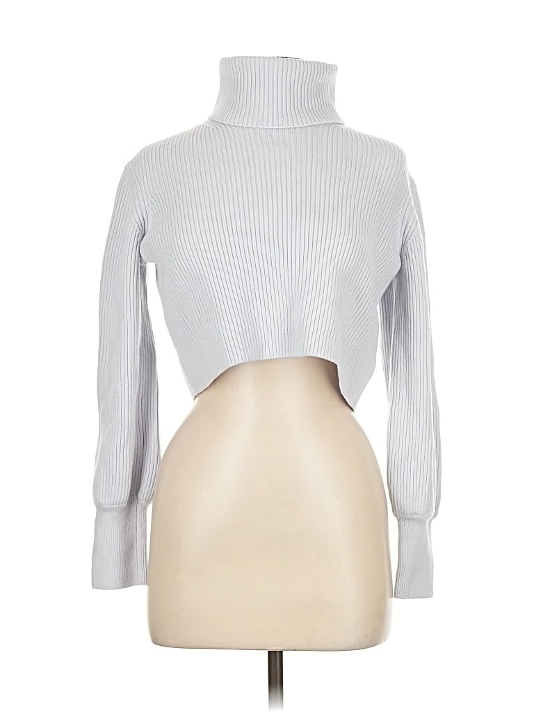 Pre-owned Wilfred Wool Pullover Sweater In Silver