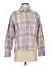 J.Crew Plaid Purple Long Sleeve Button-Down Shirt Size XS - photo 1