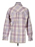 J.Crew Plaid Purple Long Sleeve Button-Down Shirt Size XS - photo 2