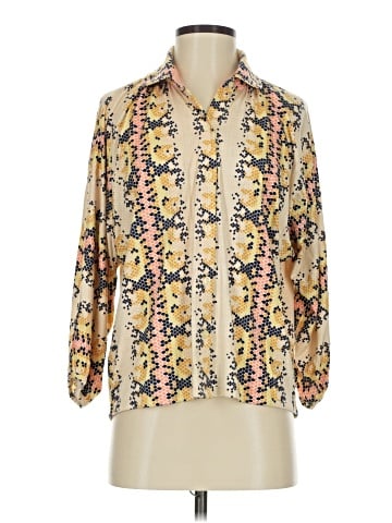 Porridge 3/4 Sleeve Blouse (view 1)