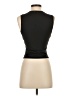 Open Edit Black Sleeveless T-Shirt Size XS - photo 2