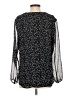 Coldwater Creek 100% Polyester Black 3/4 Sleeve Blouse Size S - photo 2