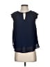 Monteau 100% Polyester Blue Sleeveless Blouse Size S - photo 1