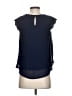 Monteau 100% Polyester Blue Sleeveless Blouse Size S - photo 2