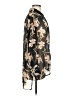 Ro & De 100% Polyester Floral Black Long Sleeve Blouse Size M - photo 4
